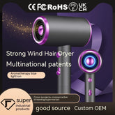 Wind Collection Electric Hair Dryer Home Hair Salon High-power Barber Shop Heating And Cooling Air Hair Dryer
